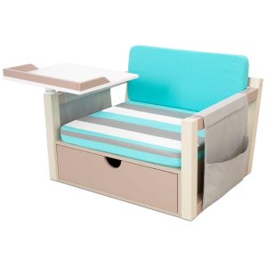 Heavy Duty HomePro 2-in-1 Fun & Study Swivel Desk Small Batch Production